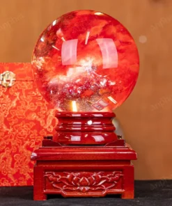 Quả Cầu Đá Núi Lửa Đỏ - 5,8kg - M034658