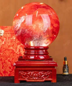 Quả Cầu Đá Núi Lửa Đỏ - 6,5kg - M034665