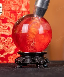 Quả Cầu Đá Núi Lửa Đỏ - 0,34kg - M2157034