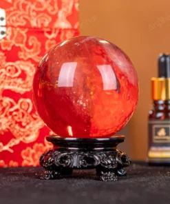 Quả Cầu Đá Núi Lửa Đỏ - 0,34kg - M2157034