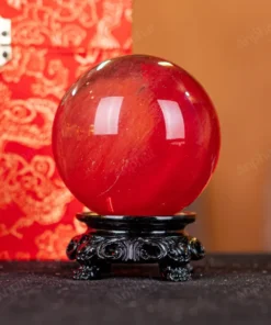 Quả Cầu Đá Núi Lửa Đỏ - 0,38kg - M2157038