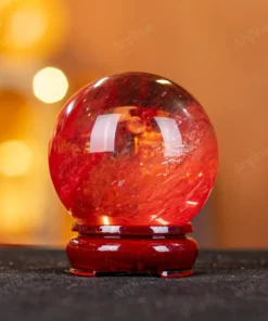 Quả Cầu Đá Núi Lửa Đỏ - 0,4kg - M215704