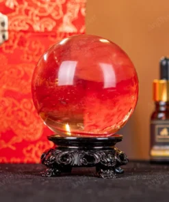 Quả Cầu Đá Núi Lửa Đỏ - 0,4kg - M215704