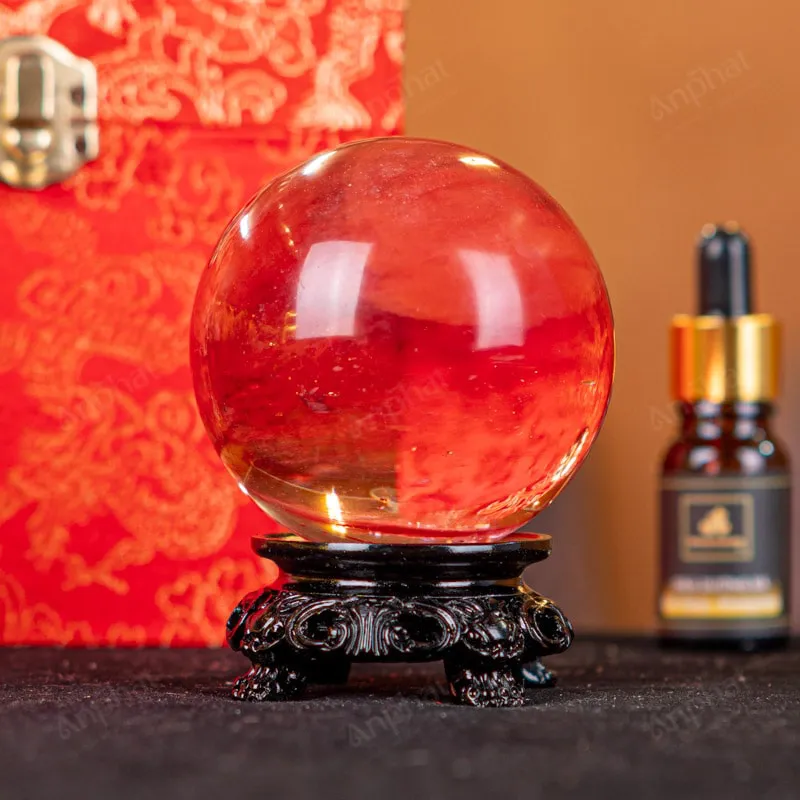 Quả Cầu Đá Núi Lửa Đỏ - 0,4kg - M215704