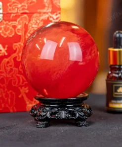 Quả Cầu Đá Núi Lửa Đỏ - 0,42kg - M2157042