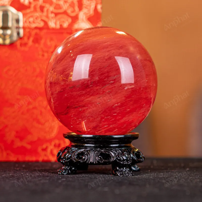 Quả Cầu Đá Núi Lửa Đỏ - 0,45kg - M2157045