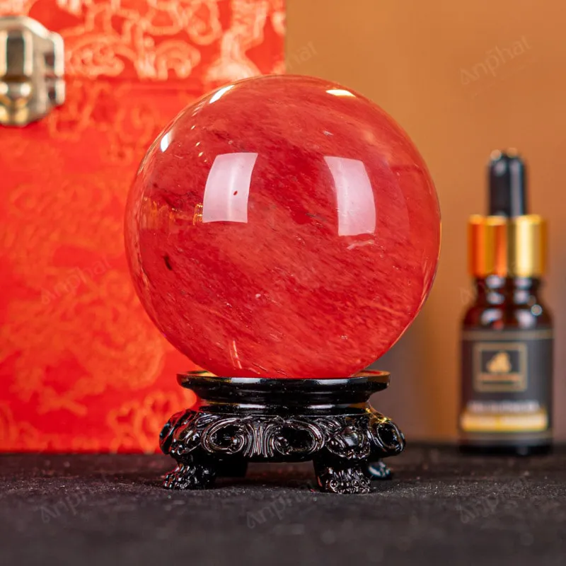 Quả Cầu Đá Núi Lửa Đỏ - 0,45kg - M2157045