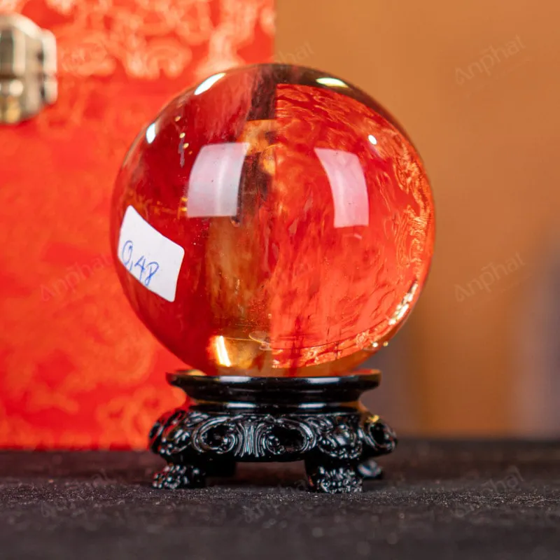 Quả Cầu Đá Núi Lửa Đỏ - 0,48kg - M2157048