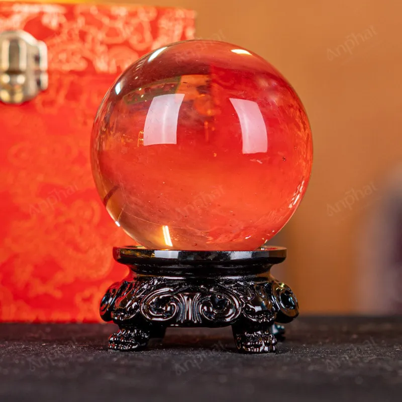 Quả Cầu Đá Núi Lửa Đỏ - 0,5kg - M2157050