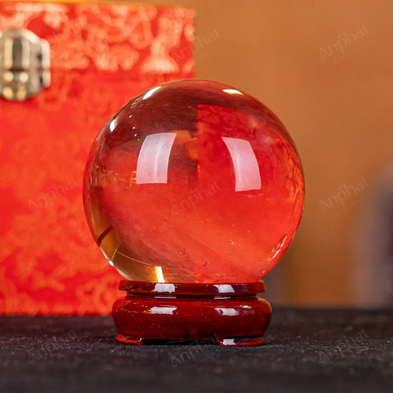 Quả Cầu Đá Núi Lửa Đỏ - 0,5kg - M2157050