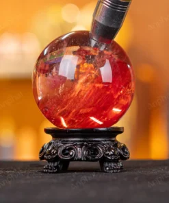 Quả Cầu Đá Núi Lửa Đỏ - 0,523kg - M21570523