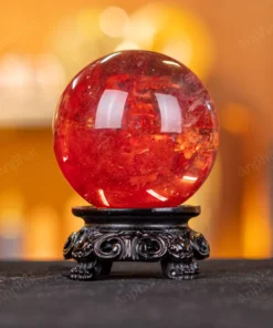 Quả Cầu Đá Núi Lửa Đỏ - 0,523kg - M21570523