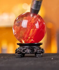 Quả Cầu Đá Núi Lửa Đỏ - 0,524kg - M21570524