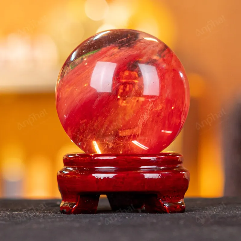 Quả Cầu Đá Núi Lửa Đỏ - 0,55kg - M2157055