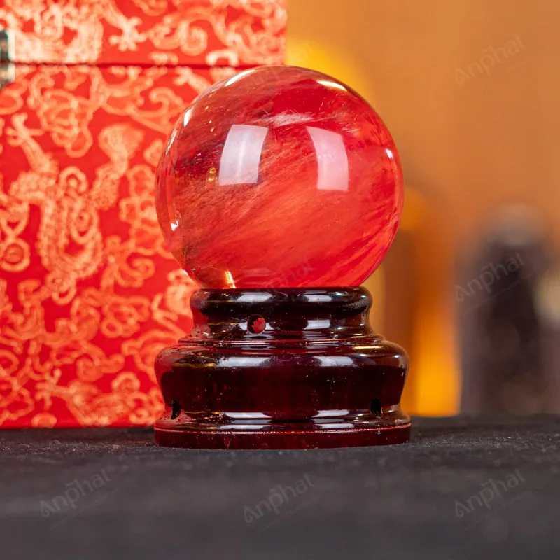 Quả Cầu Đá Núi Lửa Đỏ - 0,55kg - M2157055