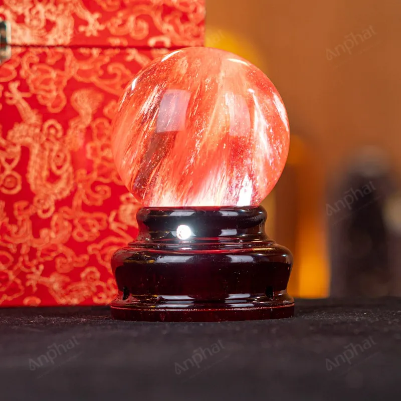 Quả Cầu Đá Núi Lửa Đỏ - 0,55kg - M2157055