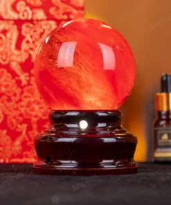 Quả Cầu Đá Núi Lửa Đỏ - 0,561kg - M21570561