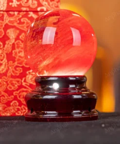 Quả Cầu Đá Núi Lửa Đỏ - 0,6kg - M215706