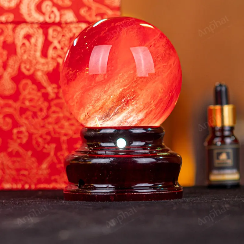 Quả Cầu Đá Núi Lửa Đỏ - 0,63kg - M2157063