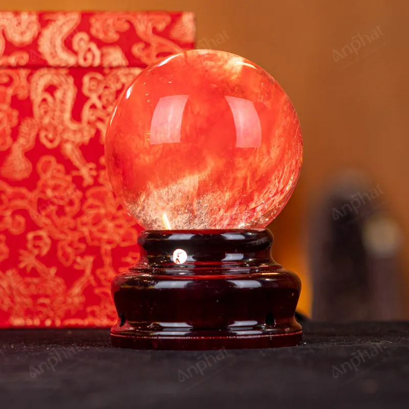 Quả Cầu Đá Núi Lửa Đỏ - 0,66kg - M2157066