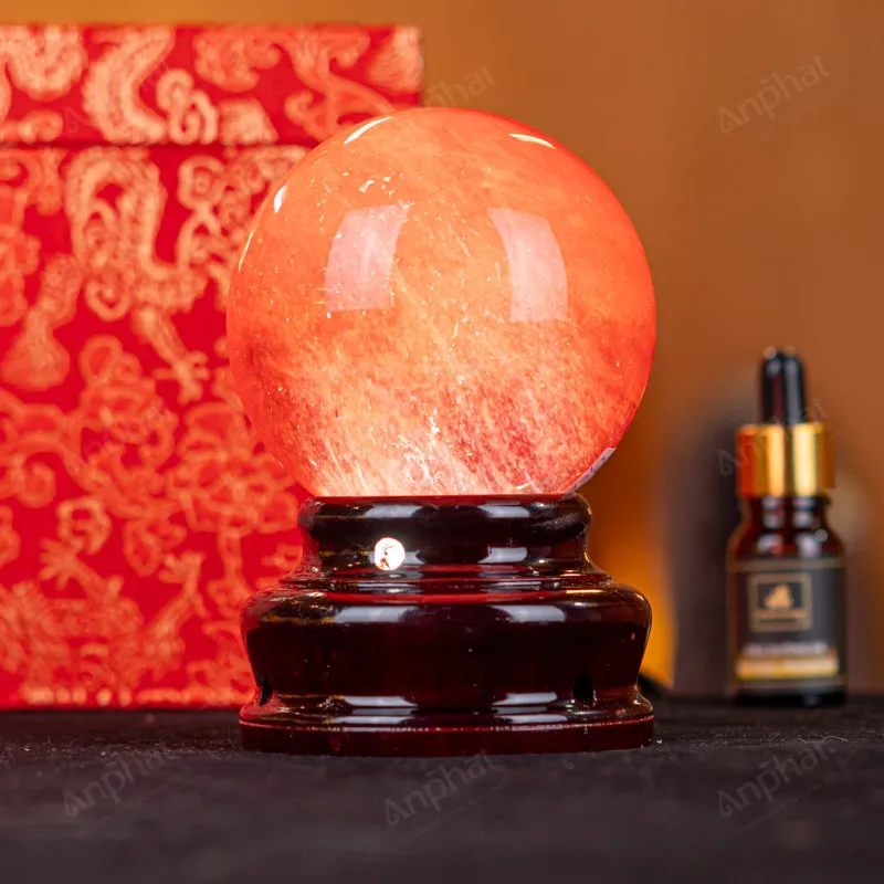 Quả Cầu Đá Núi Lửa Đỏ - 0,66kg - M2157066