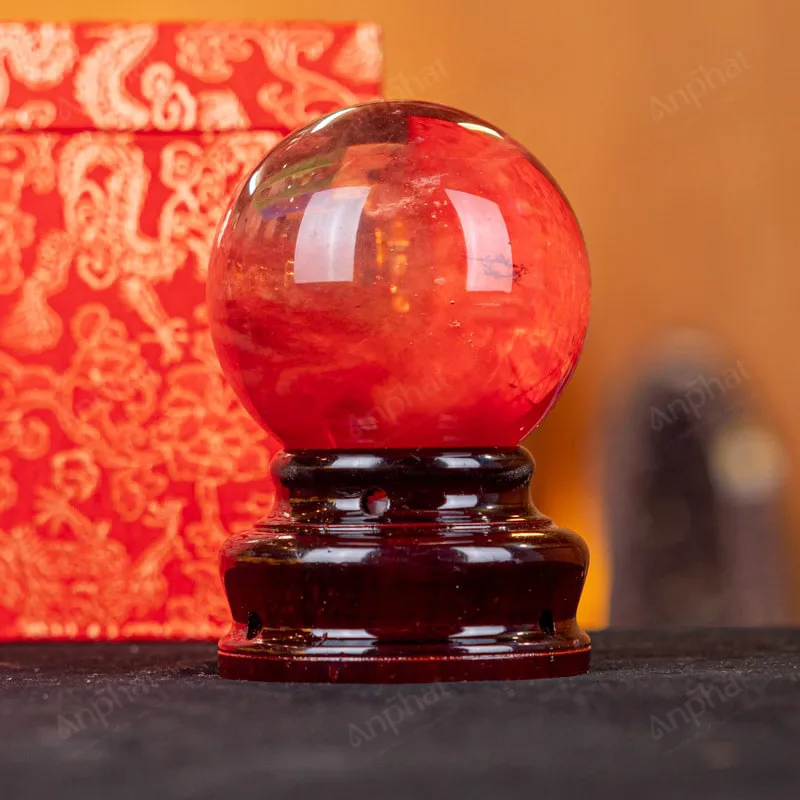 Quả Cầu Đá Núi Lửa Đỏ - 0,661kg - M21570661