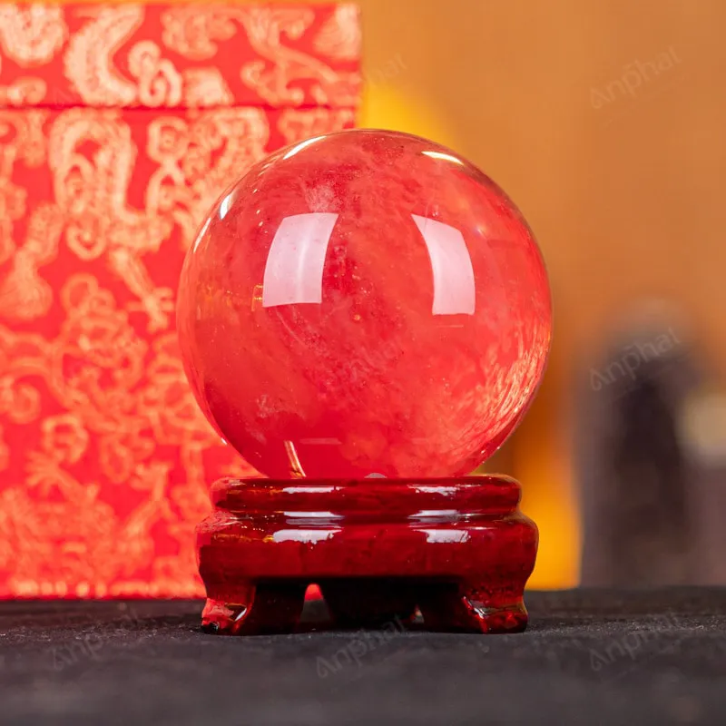 Quả Cầu Đá Núi Lửa Đỏ - 0,69kg - M2157069