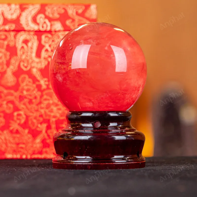 Quả Cầu Đá Núi Lửa Đỏ - 0,69kg - M2157069