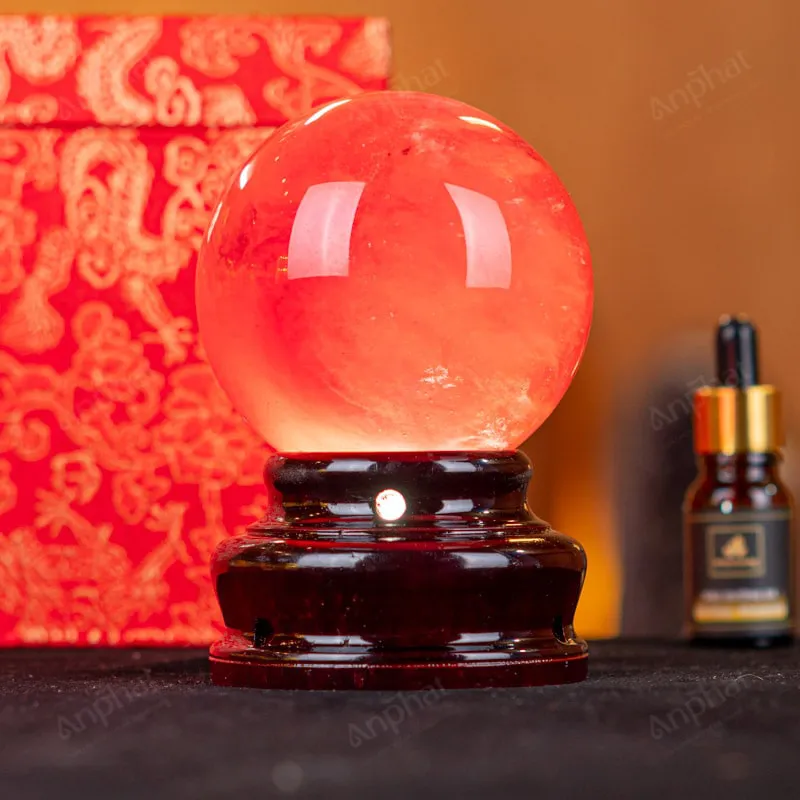 Quả Cầu Đá Núi Lửa Đỏ - 0,69kg - M2157069