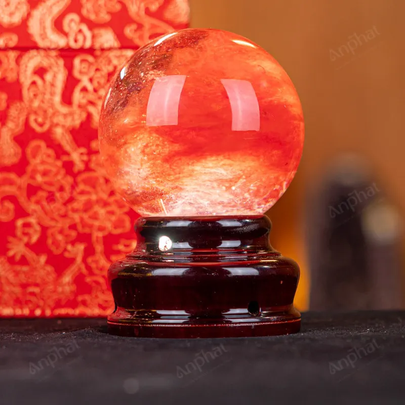 Quả Cầu Đá Núi Lửa Đỏ - 0,72kg - M2157072