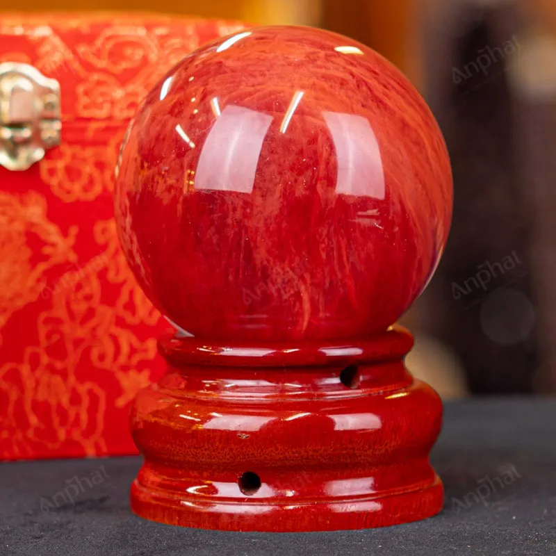 Quả Cầu Đá Núi Lửa Đỏ - 0,78kg - M2157078