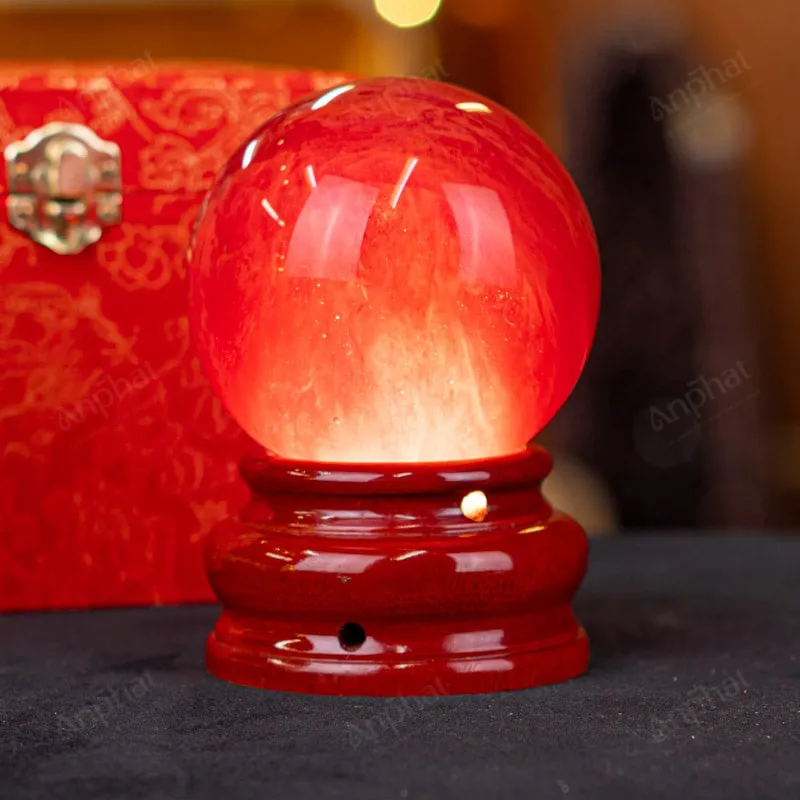 Quả Cầu Đá Núi Lửa Đỏ - 0,78kg - M2157078