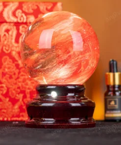 Quả Cầu Đá Núi Lửa Đỏ - 0,861kg - M21570861