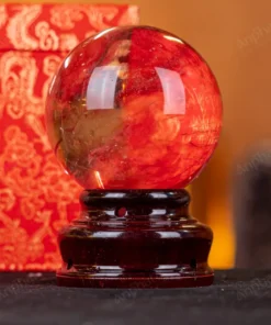 Quả Cầu Đá Núi Lửa Đỏ - 0,861kg - M21570861