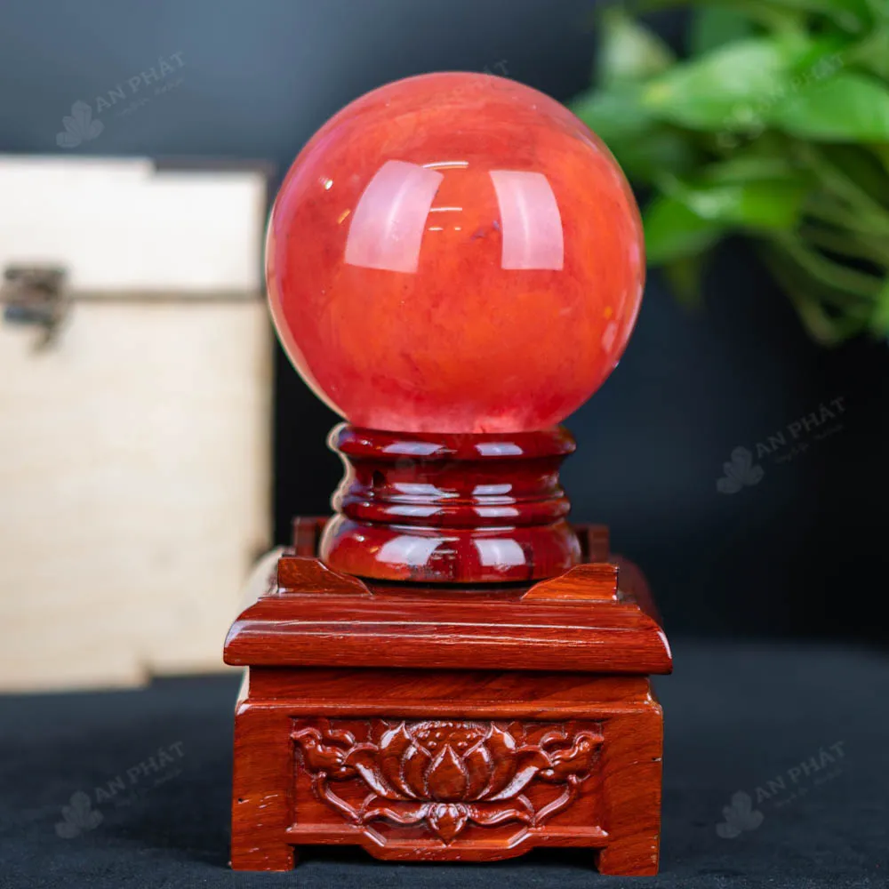 Quả Cầu Đá Núi Lửa Đỏ - 1,85 Kg - M2157185