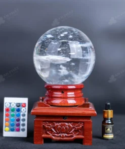 Quả Cầu Đá Núi Lửa Trắng - 2,44Kg - M2163244