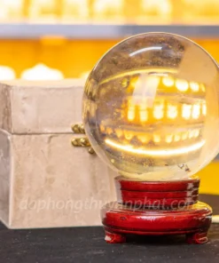 Quả Cầu Đá Phong Thủy Màu Vàng | Đá Obsidian Vàng - 4,1kg M19227