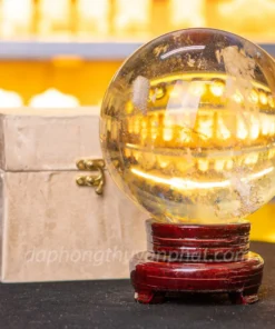 Quả Cầu Đá Phong Thủy Màu Vàng | Đá Obsidian Vàng - 5,6kg - M192212