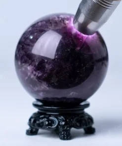 Quả Cầu Đá Thạch Anh Tím Hoa Chanh - 0,45Kg - M2598045