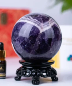 Quả Cầu Đá Thạch Anh Tím Hoa Chanh - 1,83Kg - M2598183