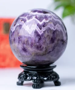 Quả Cầu Đá Thạch Anh Tím Hoa Chanh - 2,68Kg - M2598268