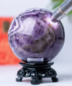 Quả Cầu Đá Thạch Anh Tím Hoa Chanh - 2,74Kg - M2598274