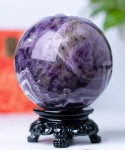 Quả Cầu Đá Thạch Anh Tím Hoa Chanh - 2,74Kg - M2598274
