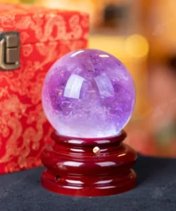 Quả Cầu Đá Thạch Anh Tím - 0,94kg - M0641094
