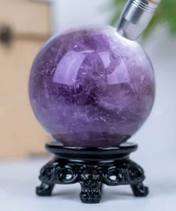 Quả Cầu Đá Thạch Anh Tím 3A - 1,67kg - M0641167
