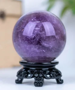 Quả Cầu Đá Thạch Anh Tím 3A - 1,67kg - M0641167