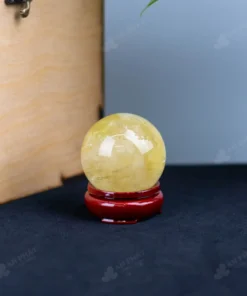 Quả Cầu Phong Thủy Đá Thạch Anh Vàng - 0,27kg - M1453027