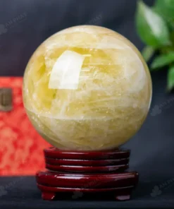 Quả Cầu Phong Thủy Đá Thạch Anh Vàng - 6,43kg - M2604643