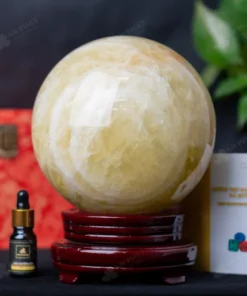 Quả Cầu Phong Thủy Đá Thạch Anh Vàng - 6,43kg - M2604643