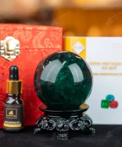 Quả Cầu Thạch Anh Xanh - Fluorite Xanh - 0,59kg - M0472059